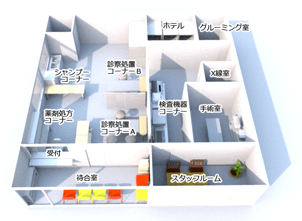 病院間取り図